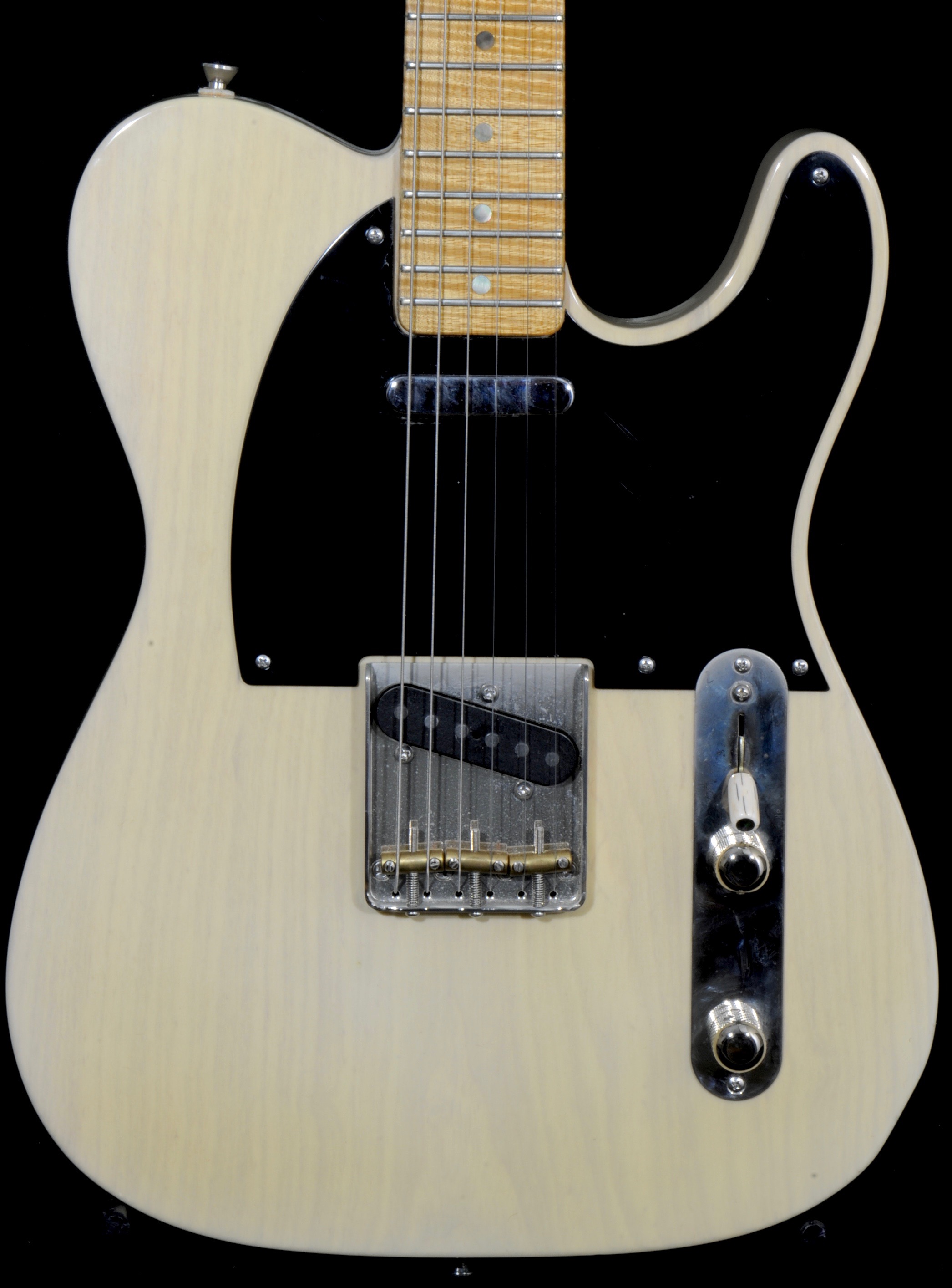 DeTemple Trans-White Tele  2007 1 Piece Ash