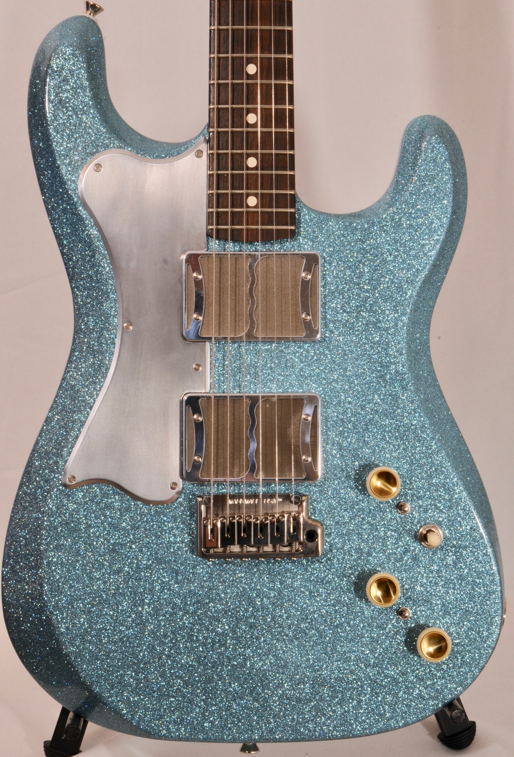 Ronin Mirari  – BRAND NEW – Custom BLUE SPARKLE w Matching Headstock