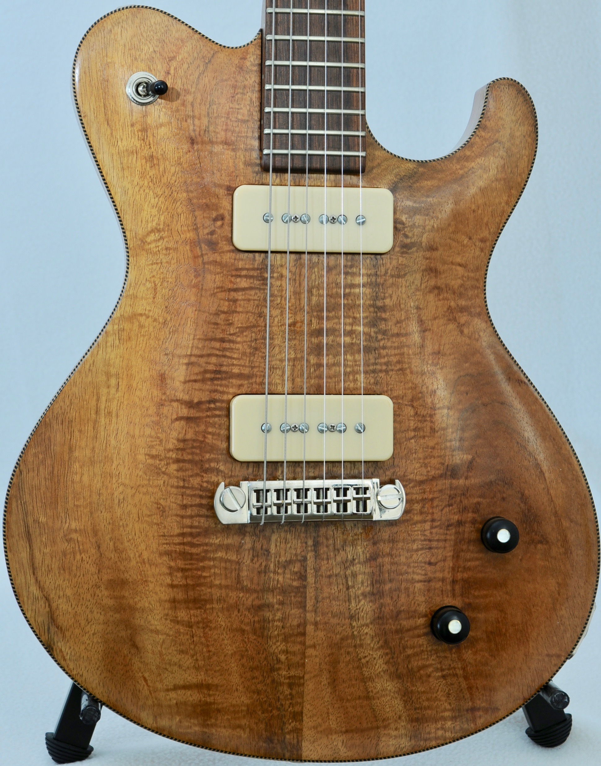 SCALA Classic Custom VENT TOP w SOLID Bolivian RW Neck & BRAZ RW Board