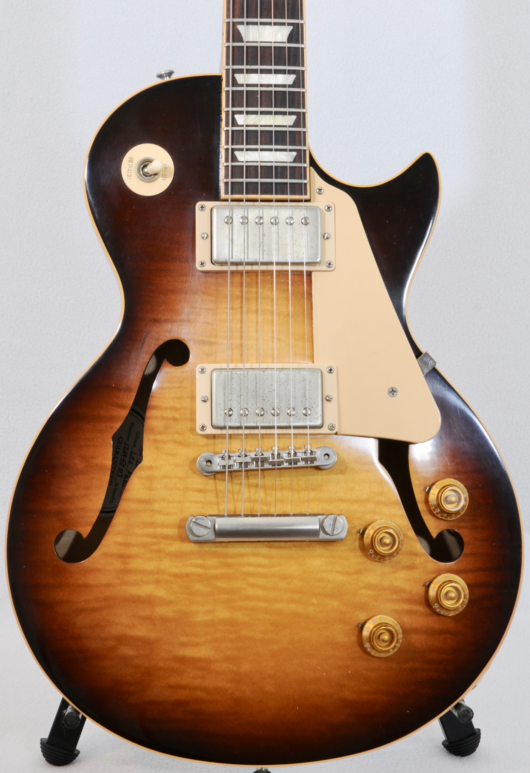 2015 Gibson ES-Les Paul :  Cert & Unsigned Warranty Card
