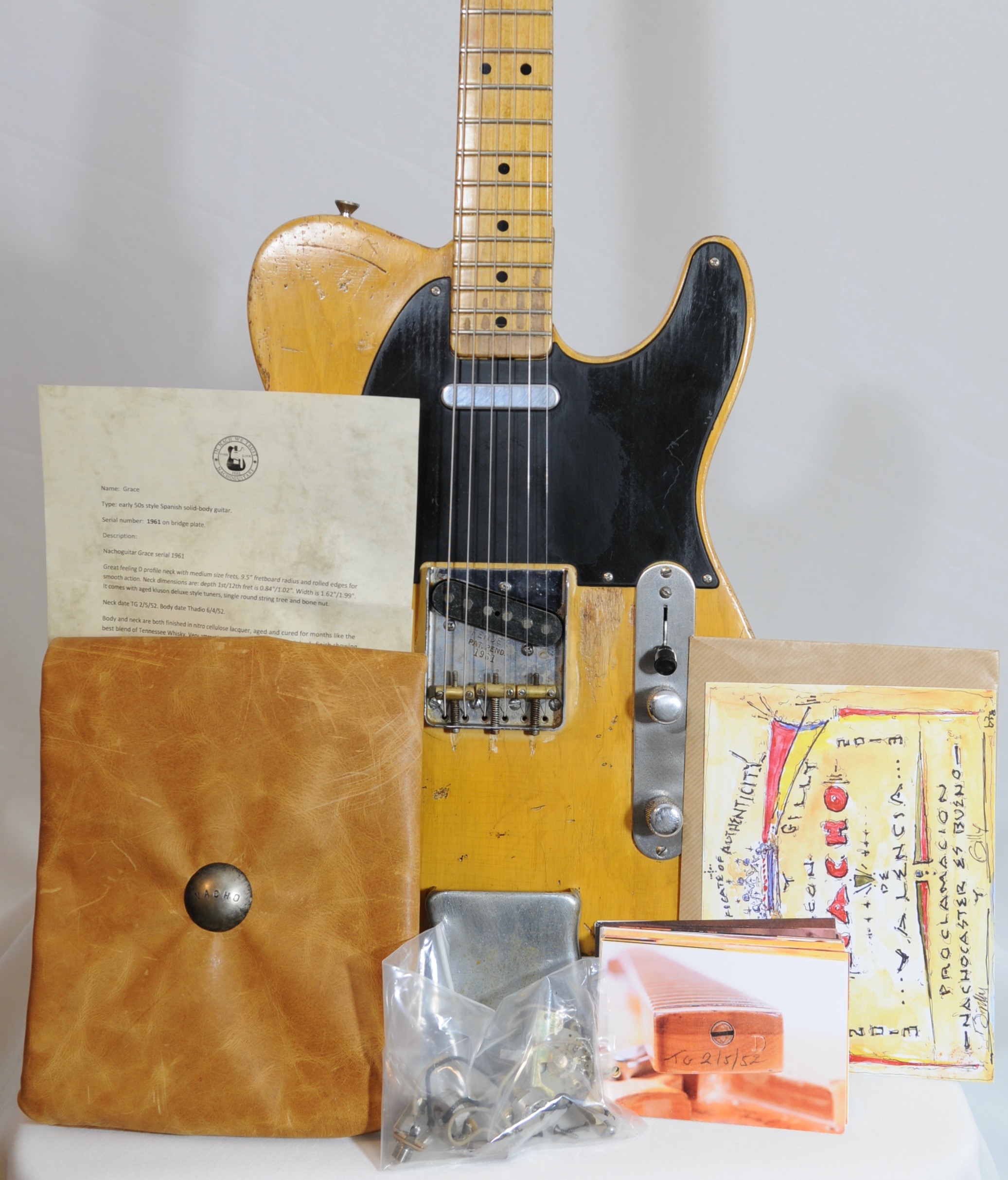 Nacho Banos Nachocaster Tele : Just 6lb-10oz